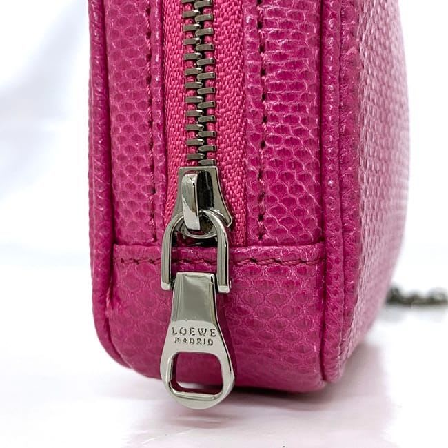 Loewe Pouch Pink Leather — view 6