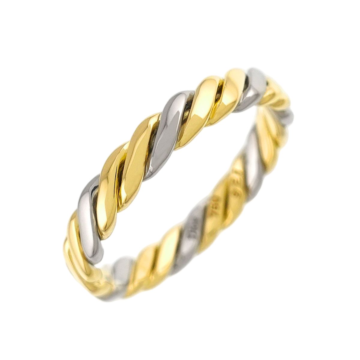 Dior Ring 18k Yellow Gold WG White