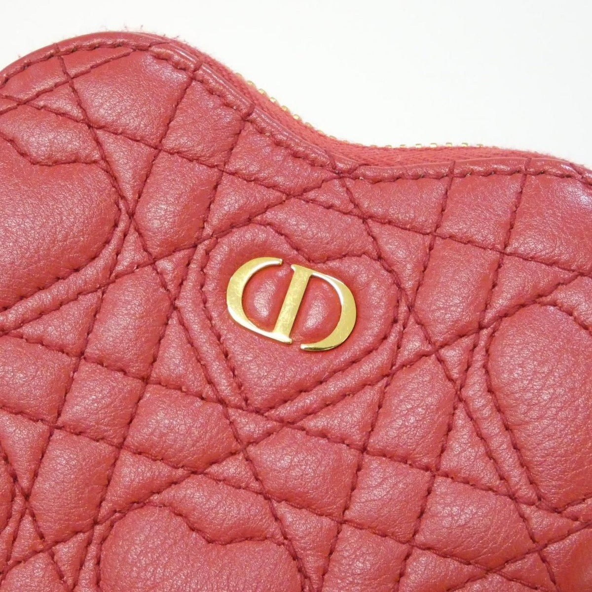 Dior Christian Amor Caro Heart Red Shoulder Pouch — view 4