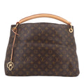 Louis Vuitton Monogram Artsy Shoulder Bag Brown Gold