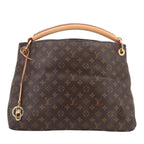 Louis Vuitton Monogram Artsy Shoulder Bag Brown Gold