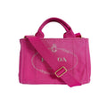 Prada 1 Bg439 Canapa Handbag Mini Tote Bag Pink