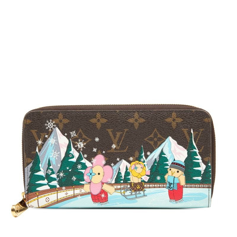 Louis Vuitton Monogram Holiday Collection Zippy Wallet Vivienne Round Zipper