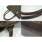 Fendi Zucca Tote Handbag Canvas Brown 16328 Bag — view 6