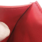 Louis Vuitton Portefeuille Capucino Compact Leather Red Trifold Wallet — view 7
