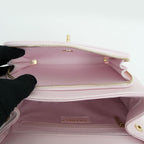 Chanel Business Affinity Pink Quilted Caviar Hand Shoulder Bag — view 8
