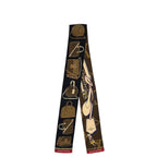 Louis Vuitton Ribbon Scarf Bandeau Tribute Black Brown Monogram Reverse Already