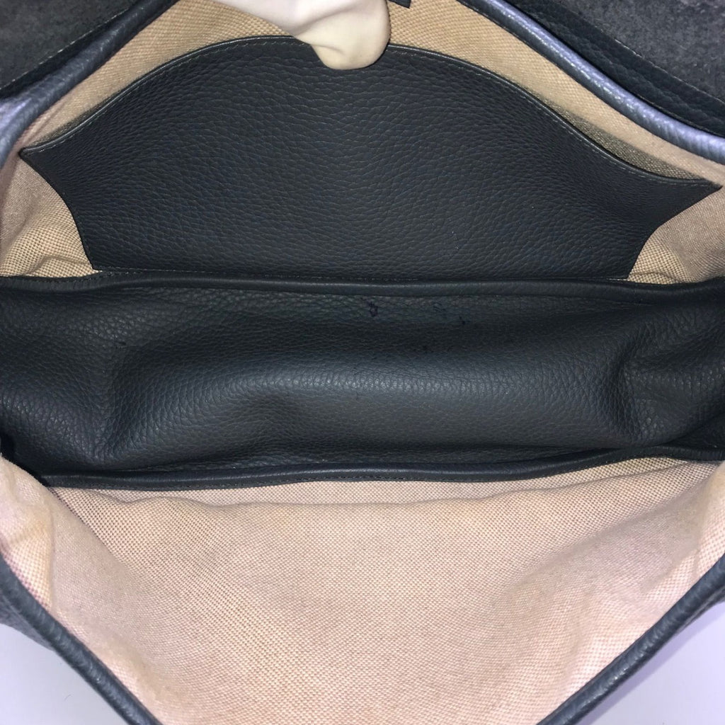 Hermes Taurillon Clemence Bourlang Shoulder Bag Bourouage Price Negotiation — view 5