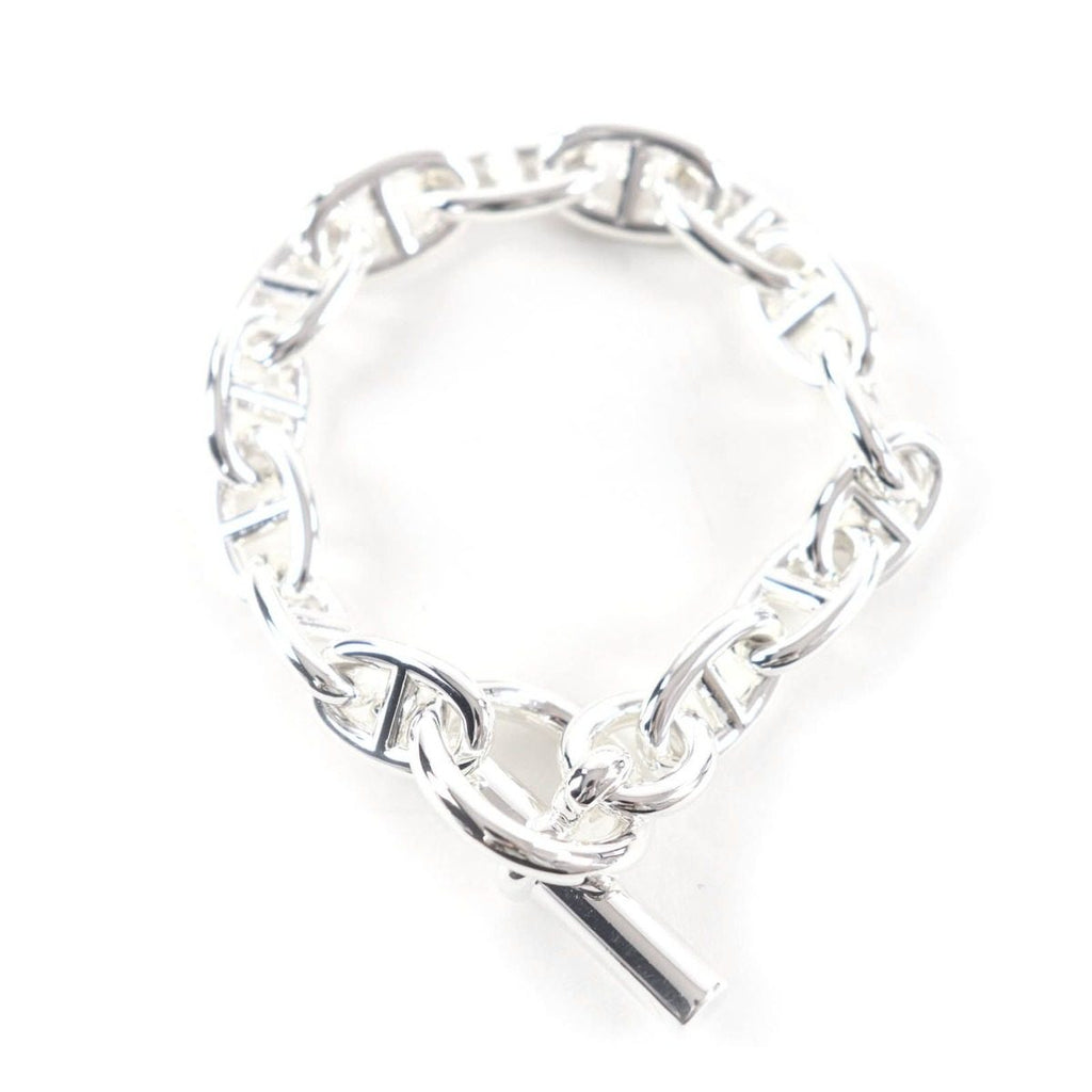 Hermes Chaine D'ancre MM 14 Links Bracelet Silver Weight — view 2