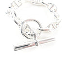 Hermes Chaine D'ancre MM 14 Links Bracelet Silver Weight — view 4