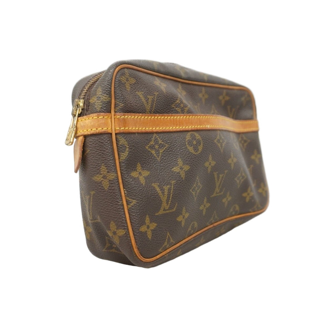 Louis Vuitton Clutch Monogram Compiegne 23 Brown — view 2