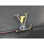 Louis Vuitton Trifold Wallet Portefeuille Capucines Compact Mari Nourge — view 3