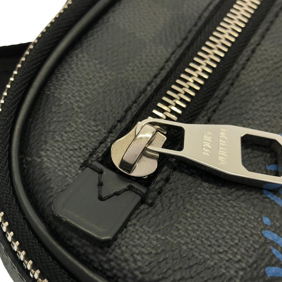 Louis Vuitton Damier Graphite Ambler Shoulder Bag — view 5