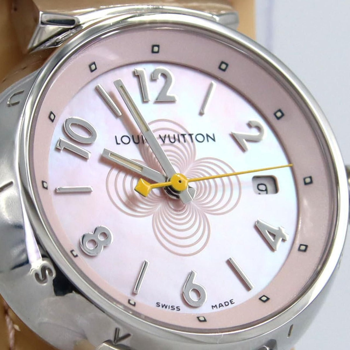 Louis Vuitton Tambour Wide Strap Q1216 SS Quartz — view 6