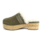 Chanel 21 B Clog Sabot Sandals Khaki Gdhardware Size 36 Shoes — view 3