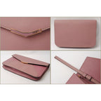 Fendi Clutch Bag Second Toujours Light Purple with Strap — view 3