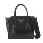 Prada 2-Way Leather Nero Black Shoulder