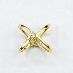 Gucci Running Cross Yellow Gold Ring Y — view 6