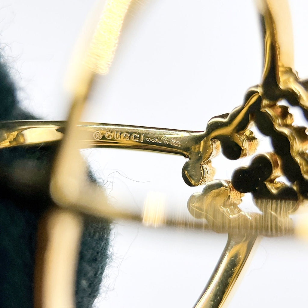 Gucci Running Cross Yellow Gold Ring Y — view 8