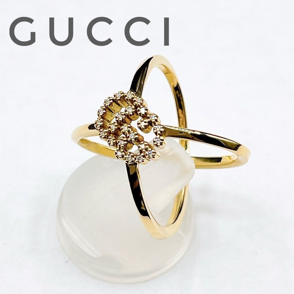 Gucci Running Cross Yellow Gold Ring Y