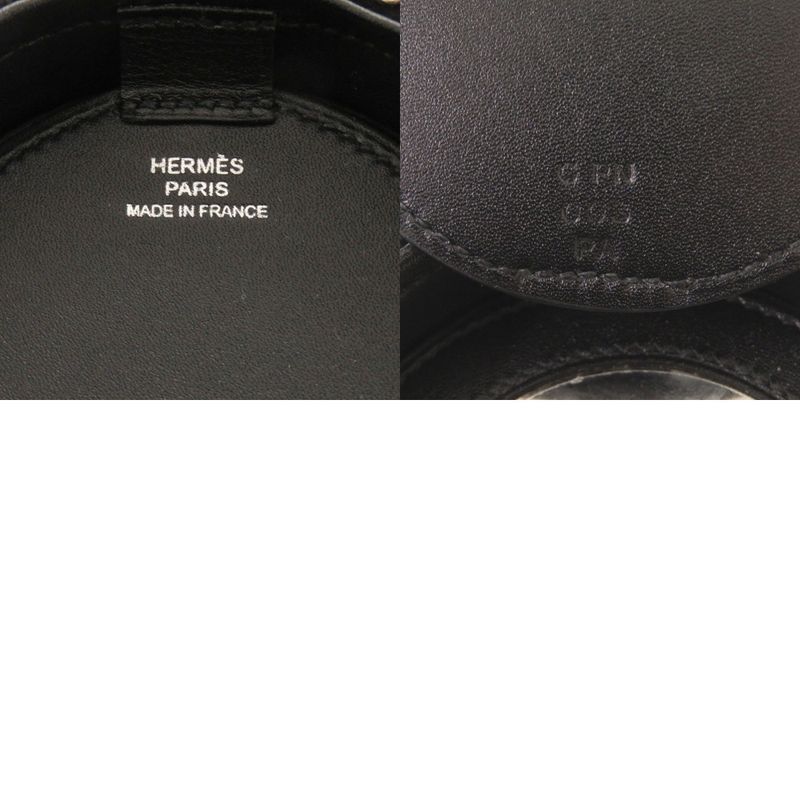 Hermes Villandry Micro Calfskin Black Shoulder Bag 0251 — view 8