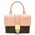 Louis Vuitton Locky BB Monogram Handbag Rose Poodle