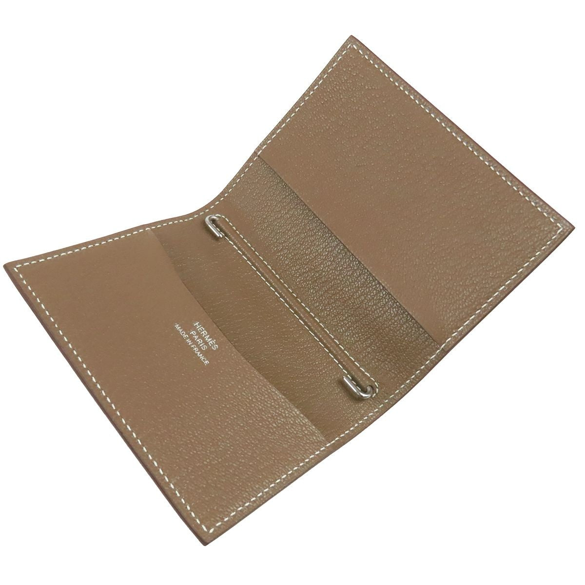 Hermes Agenda PM Etoupe Silver Chevre Cover — view 4
