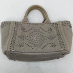 Prada Handbag Shoulder Perforated Studs Travel — view 9