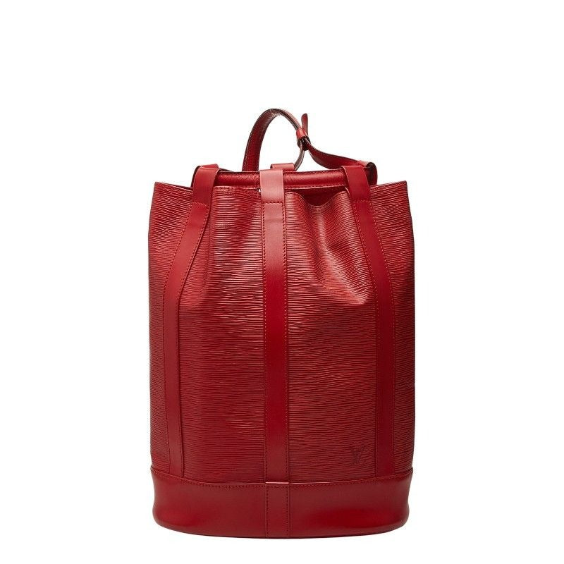 Louis Vuitton Epi Randonnee PM Castilian Red Leather
