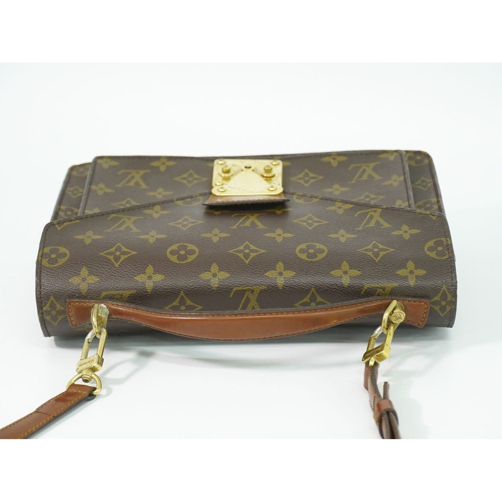 Louis Vuitton LV Monceau 26 Monogram 2-Way Shoulder Bag Brown — view 5