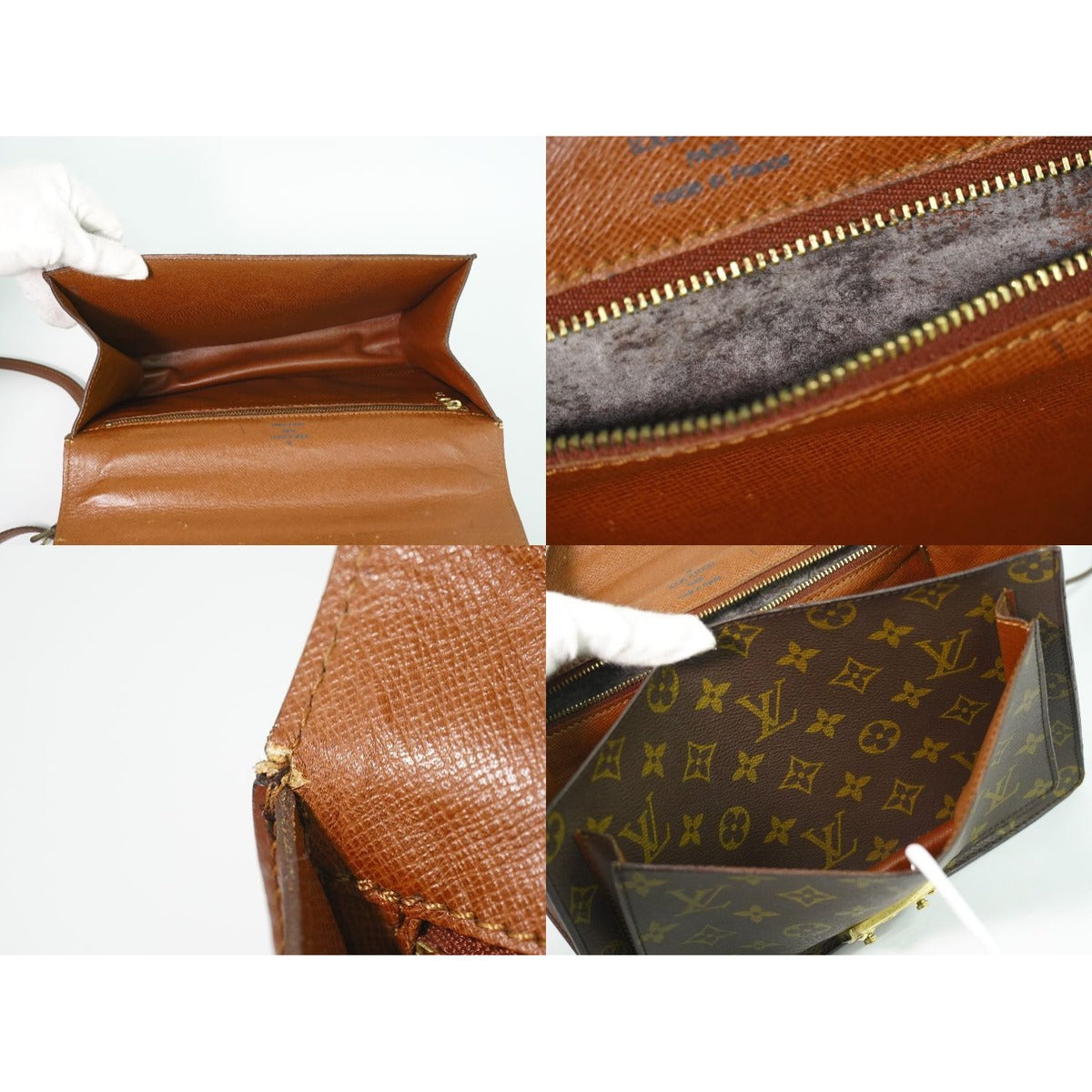 Louis Vuitton LV Monceau 26 Monogram 2-Way Shoulder Bag Brown — view 8