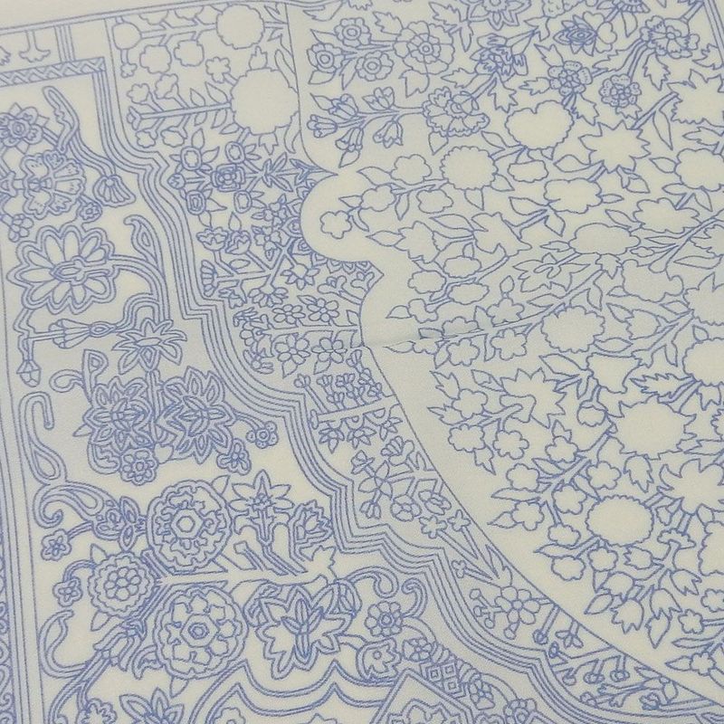 Hermes Handkerchief 100% Cotton Blue Everyday Small Item — view 4
