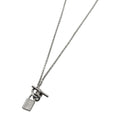 Hermes Kelly Cadena Necklace Pendant Silver