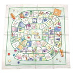 Hermes Carre 90 le Jeu Des Petits Bonheurs Little Happiness Game Scarf Silk — view 2