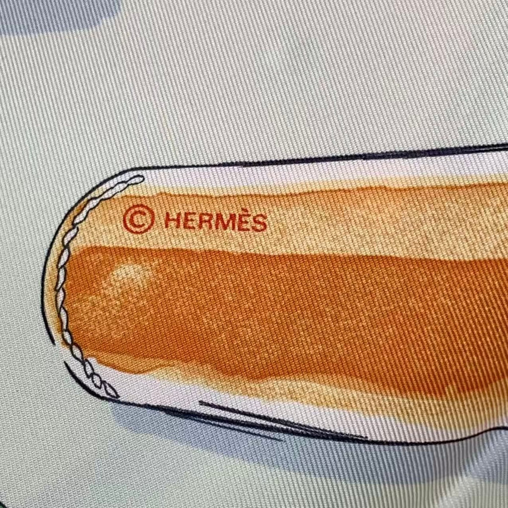 Hermes Carre 90 le Jeu Des Petits Bonheurs Little Happiness Game Scarf Silk — view 7