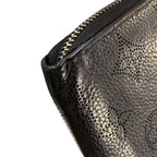 Louis Vuitton Zippy Wallet Long Calf Leather Black Silver 2829 — view 6