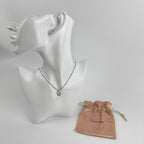 Dior Necklace Pendant Logo Silver Vintage — view 2