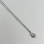Dior Necklace Pendant Logo Silver Vintage — view 4
