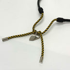 Fendi Necklace FF Vertigo Leather Black — view 4