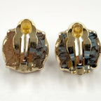 Chanel Coco Mark Pearl Earrings Accessories Gold White — view 5