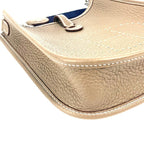 Hermes Shoulder Bag Evelyne TPM Amazon Long Taurillon Clemence Etoupes Grayish — view 7