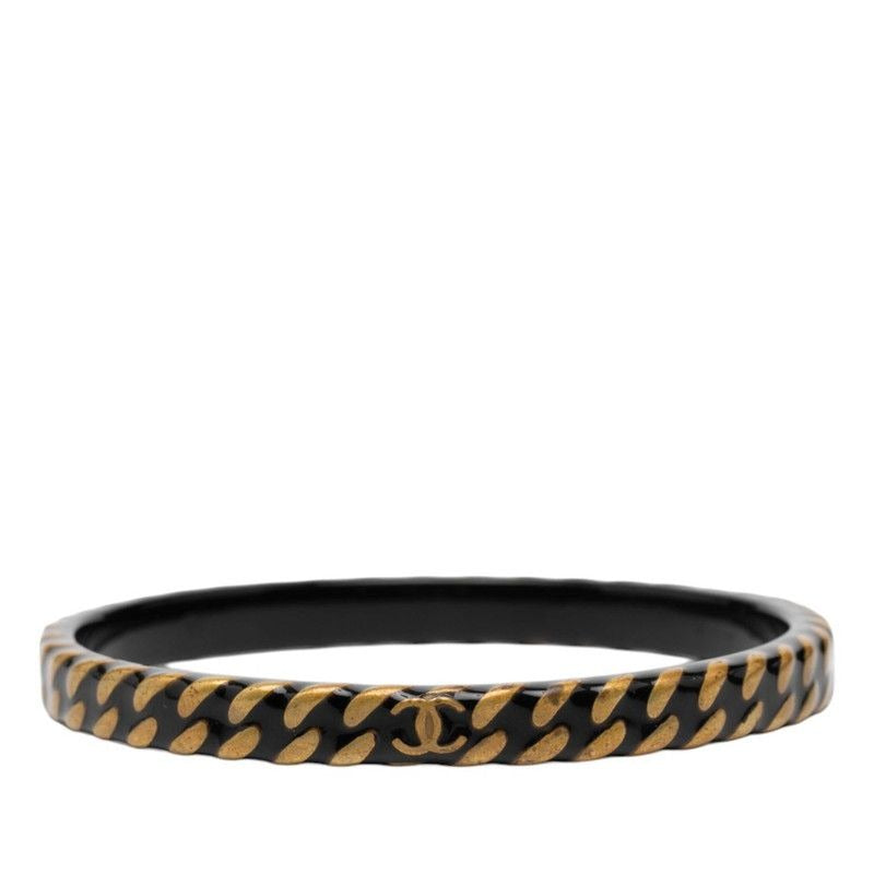 Chanel Vintage Gold Black Plated — view 2