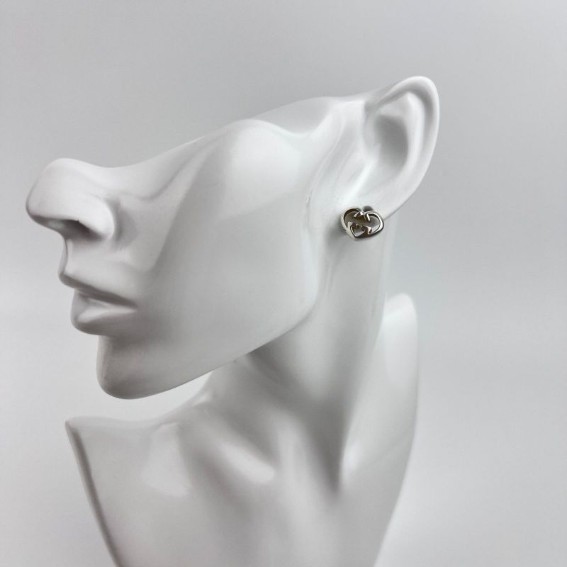 Gucci Accessories Earrings Silver Hat Vintage — view 3