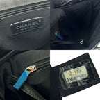 Chanel Backpack Quilted Lambskin Leather 23 rd Black Multicolor — view 8