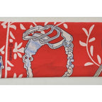 Hermes Twillye Scarf Silk Twill Rouge Blue — view 5