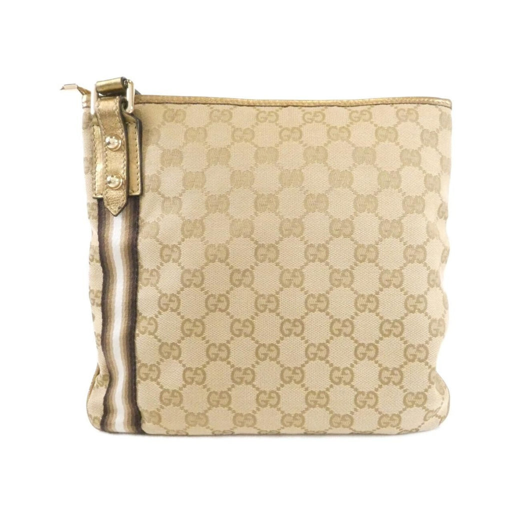 Gucci Shoulder Bag Canvas Beige — view 2