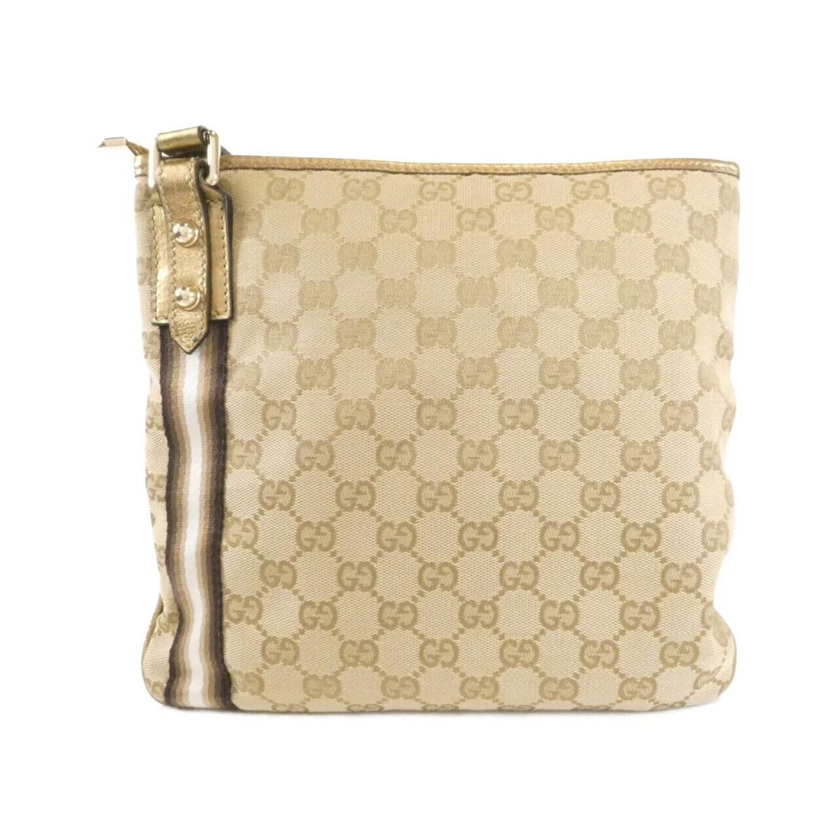 Gucci Shoulder Bag Canvas Beige — view 2