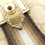 Gucci Shoulder Bag Canvas Beige — view 4