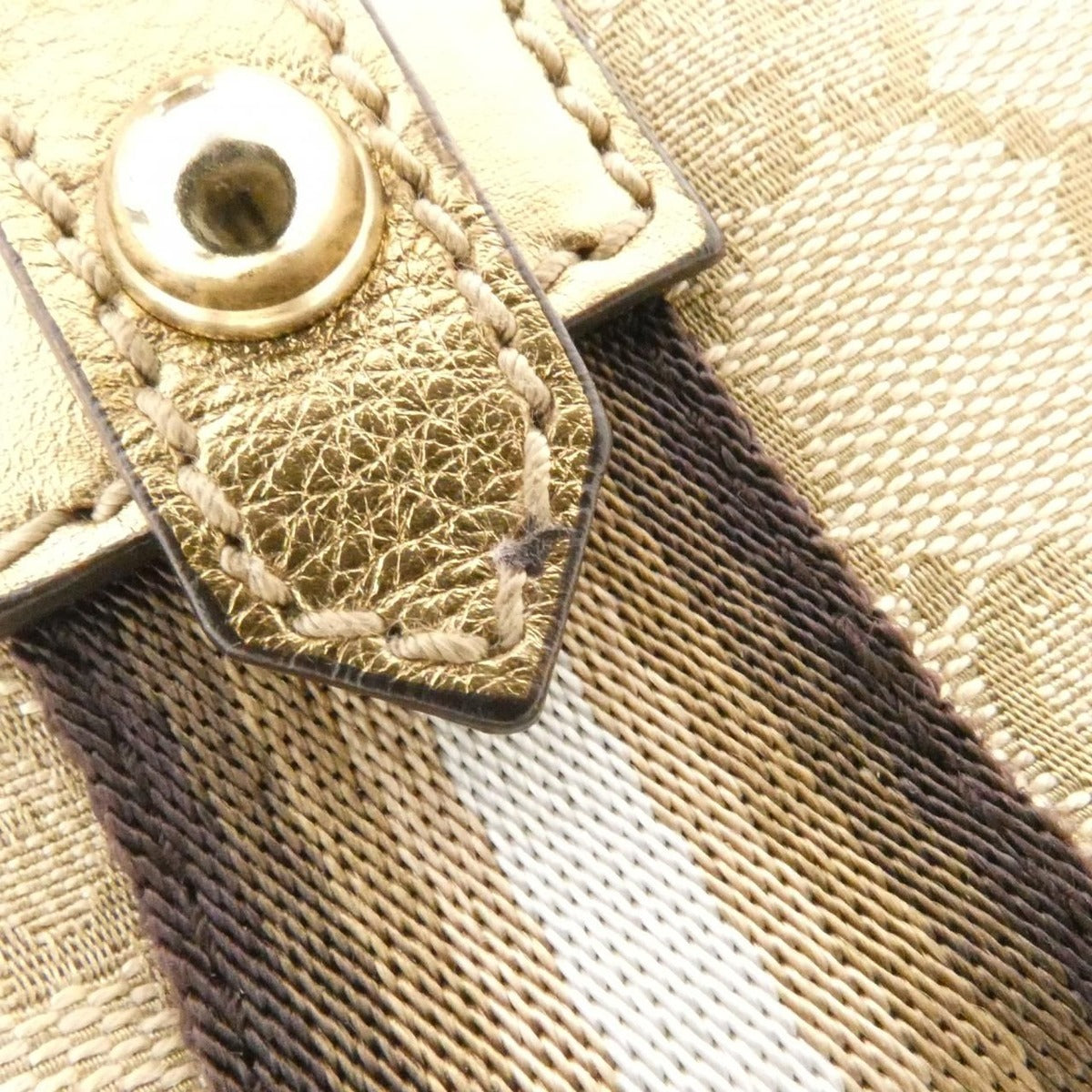 Gucci Shoulder Bag Canvas Beige — view 4