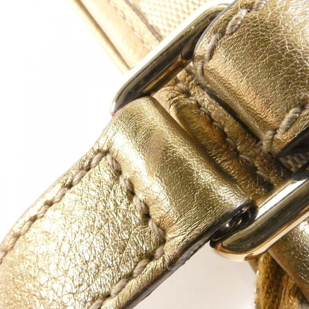 Gucci Shoulder Bag Canvas Beige — view 6